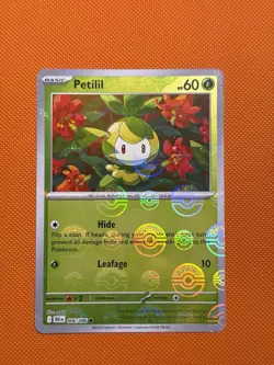 Pokemon TCG - Petilil - 006/086 - (Poke Ball Pattern) - SV: Black Bolt NM - Image 2