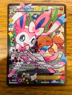 NM! Sylveon (RC32/RC32) XY Generations Full Art Radiant Collection Pokemon Card! - Image 1