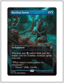 1x Rooftop Storm, Borderless Art, Magic MTG NM - Image 1