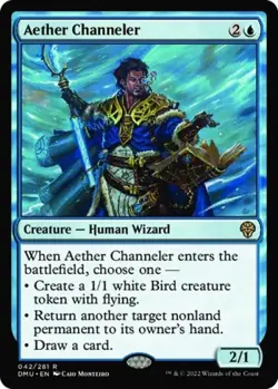 Aether Channeler -Foil Light Play MTG Dominaria United - Image 1