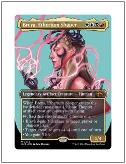1x Breya, Etherium Shaper, Borderless Art, Magic MTG NM - Image 1
