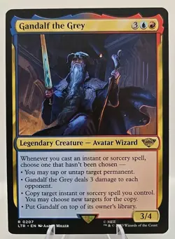 Gandalf the Grey MTG Universes Beyond: the Lord of the Rings Tales of Middle - Image 1