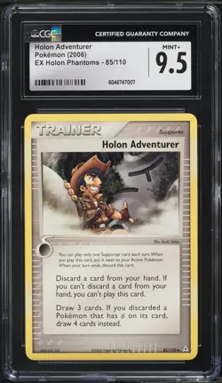 2006 Pokemon EX Holon Phantoms Holon Adventurer #85 CGC 9.5 MINT+ - Image 1