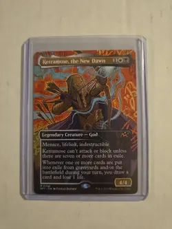 MTG, AETHERDRIFT: KETRAMOSE, THE NEW DAWN #350, BORDERLESS REGULAR, DFT MYTHIC - Image 1