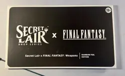 MTG Secret Lair x FINAL FANTASY: Weapons EN Rainbow Foil Sealed Free Shipping - Image 1