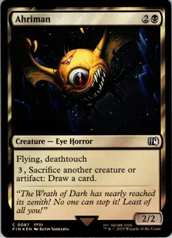 Ahriman - Foil - C - - Extended Art - FINAL FANTASY - #87 - NM - MTG - Image 1