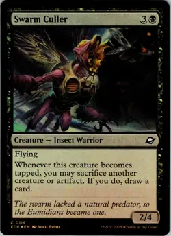 Swarm Culler - Foil - C - - Extended Art - Edge of Eternities - #119 - NM - MTG - Image 1