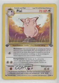 Clefable German 1st Ed. Pokemon Jungle #17 1999 15fy - Image 1