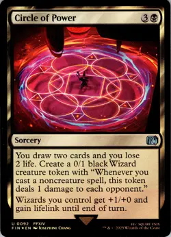 Circle of Power - Foil - U - - Extended Art - FINAL FANTASY - #92 - NM - MTG - Image 1