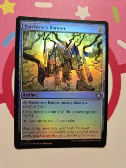 FOIL PATCHWORK BANNER BLOOMBURROW MTG NM uncommon - Image 1