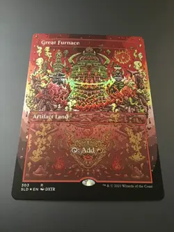 MTG Secret Lair #303 Great Furnace Borderless Foil - Image 1