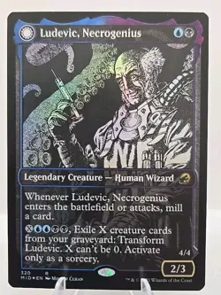 Ludevic, Necrogenius (Showcase) MTG Innistrad: Midnight Hunt Foil - Image 1