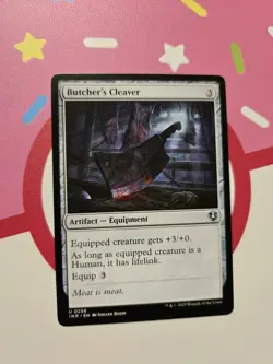 MTG Innistrad Remastered Foil Card #256 Butcher's Cleaver NM Card - Image 1