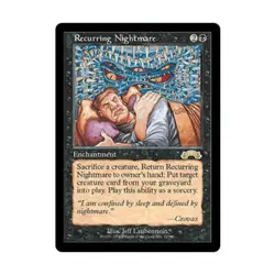 WOTC MtG Exodus Recurring Nightmare (R) VG - Image 1