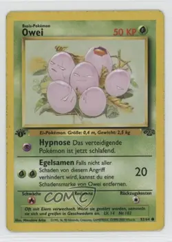 Exeggcute German 1st Ed. Pokemon Jungle #52 1999 15fy - Image 1