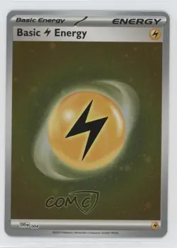 Lightning Energy Cosmos Holo Pokemon Scarlet & Violet Basic Energies (SVEEN) - Image 1