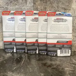Blister Packs Pokemon Scarlet Violet Paradox Rift Cards LOT of 5 Factory Sealed - Image 2