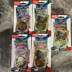 Blister Packs Pokemon Scarlet Violet Paradox Rift Cards LOT of 5 Factory Sealed - Image 3