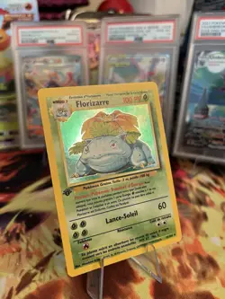 1999 Pokemon Base Set Venusaur Holo 1st Edition French 15/102 Rare - Image 2