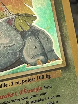 1999 Pokemon Base Set Venusaur Holo 1st Edition French 15/102 Rare - Image 3