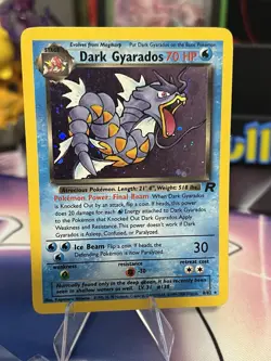 1995 Pokemon Dark Gyarados unlimited Holo Foil 8/82 READ DESCRIPTION - Image 1