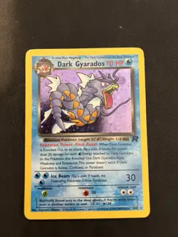 1995 Pokemon Dark Gyarados unlimited Holo Foil 8/82 READ DESCRIPTION - Image 2