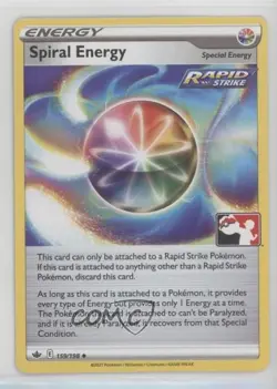 Spiral Energy Pokemon Sword & Shield Chilling Reign Prize Pack League Promo #159 - Image 1