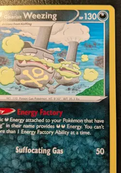 Galarian Weezing 096/198 Rare Sword & Shield: Chilling Reign Pokemon TCG - Image 3