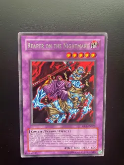 Yugioh Reaper On The Nightmare DR1-EN026 Unlimited Edition Rare MP - Image 3