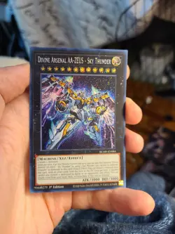 Yugioh Divine Arsenal AA-ZEUS - Sky Thunder BLMR-EN084 1st Secret Rare - Image 1