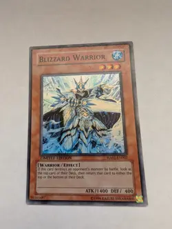 Yugioh Blizzard Warrior HA01-EN002 Super Rare Limited Edition NM - Image 1