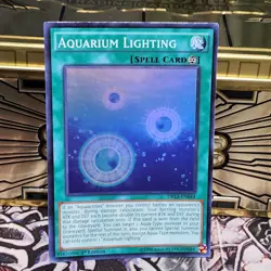 YuGiOh TCG Aquarium Stage Dragons of Legend 2 DRL2-EN042 1st Edition Super Rare - Image 1