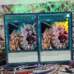 YuGiOh 2x Synchro Transcend - DUOV-EN041 - Ultra Rare - 1st Edition - NM - Image 1