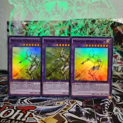 YuGiOh! 3x Masked HERO Koga - SDHS-EN042 - Super Rare - 1st Edition - NM - Image 1