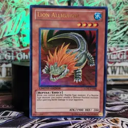 YuGiOh! - Lion Alligator - LC02-EN008 - Ultra Rare - Limited Edition - NM - Image 1