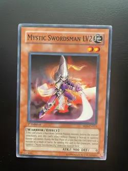 Yugioh Mystic Swordsman LV2 SD5-EN013 Common 1st Edition MP/HP - Image 3