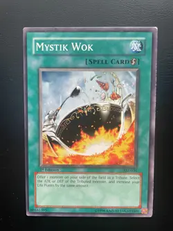 Yugioh Mystik Wok AST-036 1st Edition Common LP/MP - Image 1
