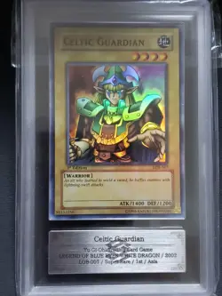 Yu-Gi-Oh! Yugioh Japanese Celtic Guardian Old Asian Super Rare ARS9 - Image 1