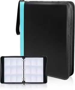 Card Binder, 9 Pocket Waterproof Trading Card Album, 720 Pocket Double Sided ... - Image 2