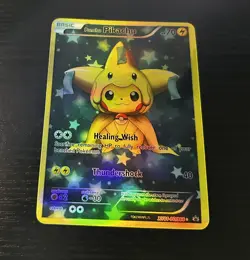 Wishing Star Pikachu Holographic Pokemon Card VMAX EX GX ACG V Star custom - Image 1