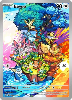 Eevee Eeveelutions Holographic Pokemon Card VMAX EX GX ACG V Star custom - Image 2
