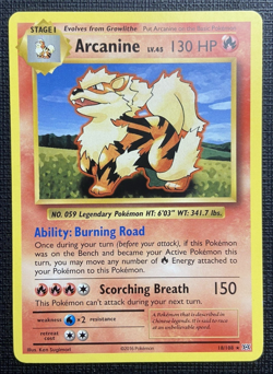 Arcanine 18/108 XY Evolutions Rare LP Pokemon 2016 - Image 1