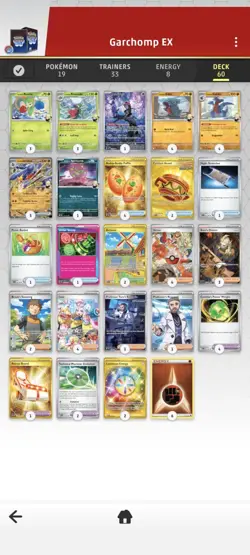 60 Card Pokemon TCG Pre-Built Custom Garchomp ex Deck For Competitive Meta play - Image 2