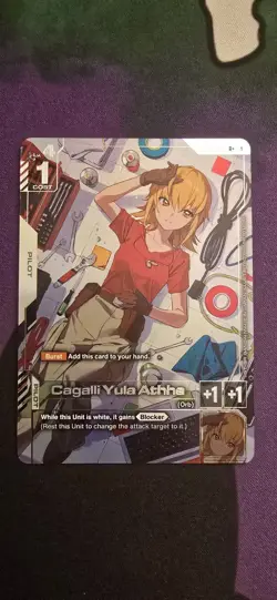 Cagalli Yula Athha R+ Newtype Rising GD01-096 2025 NM Gundam Card Game - Image 1
