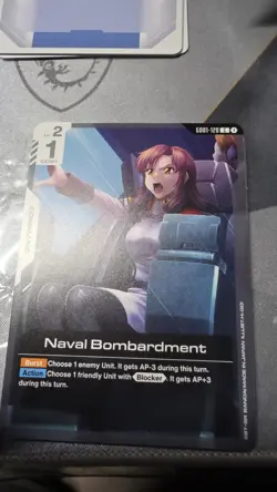 Naval Bombardment - GD01-120 Beta NM - Gundam TCG Card Game - Image 1