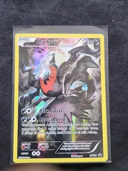 Pokemon TCG Darkrai XY XY114 Black Star Holo Promo Full Art Card - Image 1