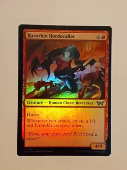 x1 Razorkin Hordecaller DSK Duskmourn MTG 152 FOIL UNCOMMON M/NM 1x - Image 1
