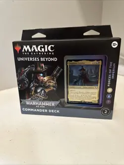 Magic The Gathering Warhammer 40K Forces of the Imperium MTG Commander Deck New - Image 1