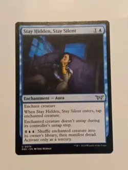 Stay Hidden, Stay Silent - 291 - DSK - NM - MTG Magic the Gathering - Image 1