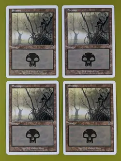 Swamp (346) x4 Seventh Edition 7th 4x Magic the Gathering MTG - Image 1